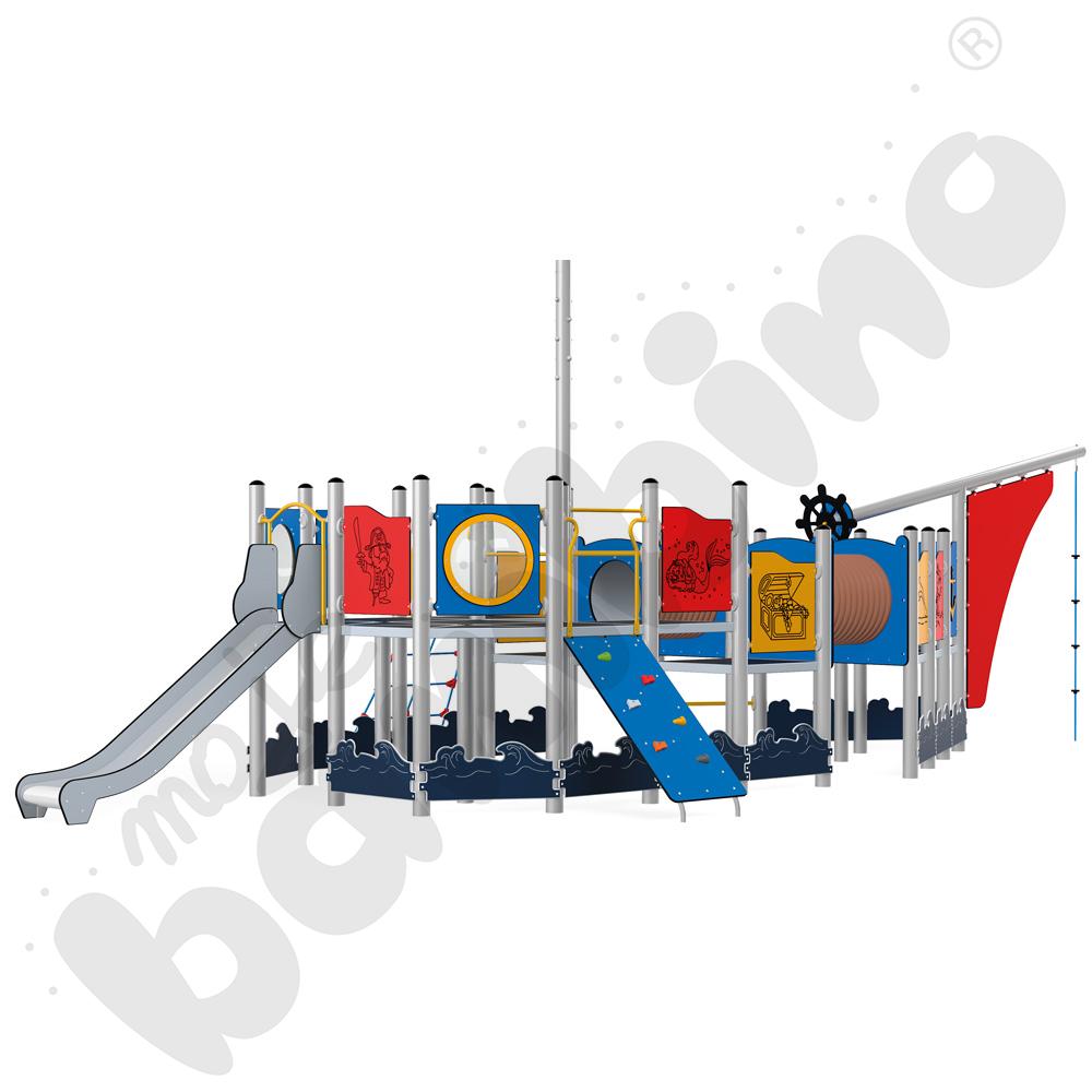 Statek Magellana, metalowe słupy