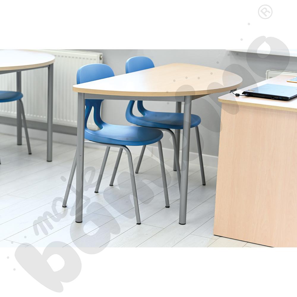 Krzesło Colores rozm. 6 turkusowe, stelaż aluminium