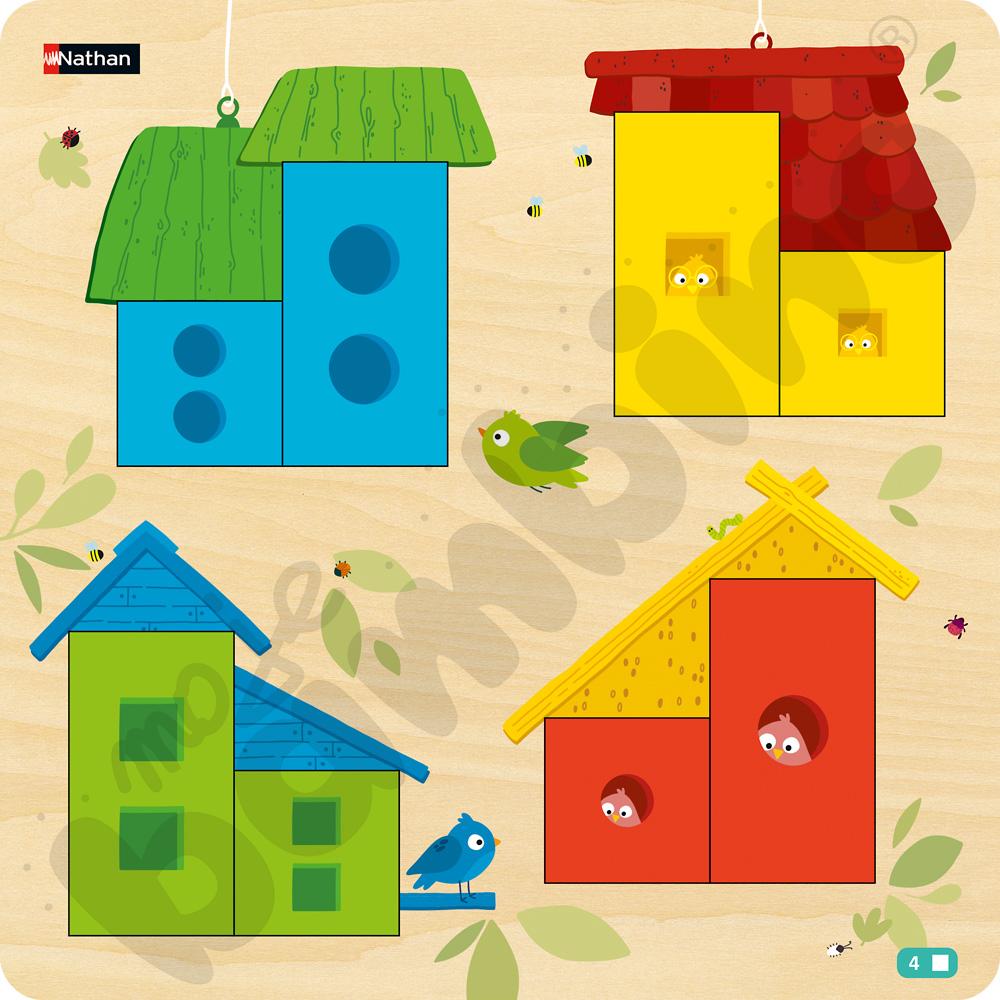 Zestaw aktywności LudiTab - budujemy domki dla ptaków 