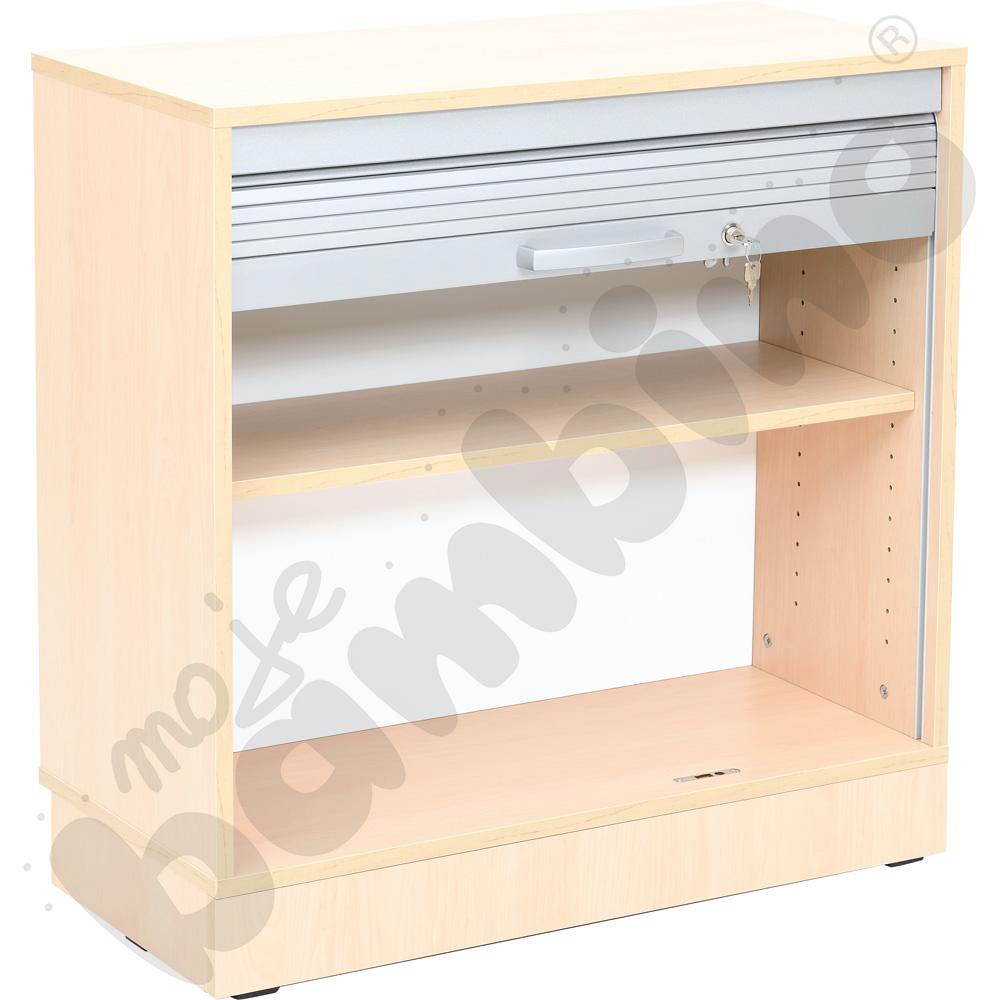 Regał Grande M z żaluzją - klon jasny