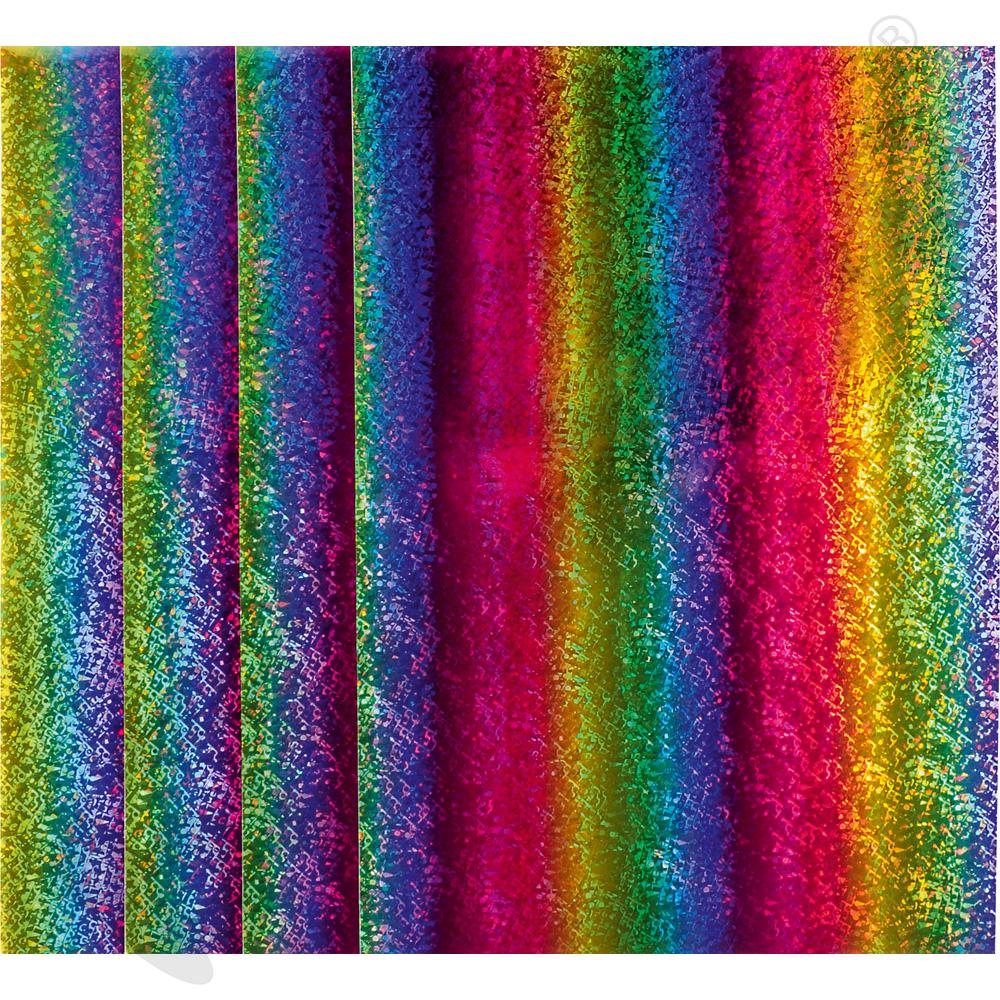 Tęczowa folia holograficzna