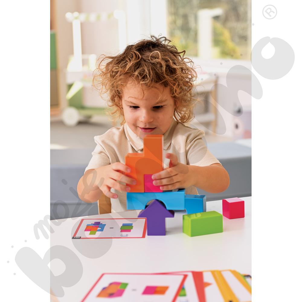 Budujemy w 3D - zestaw klocków z kartami