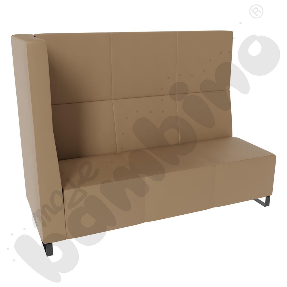 Sofa Universum 3-os. wys. 133 cm, bok średni lewy, tkanina MT04