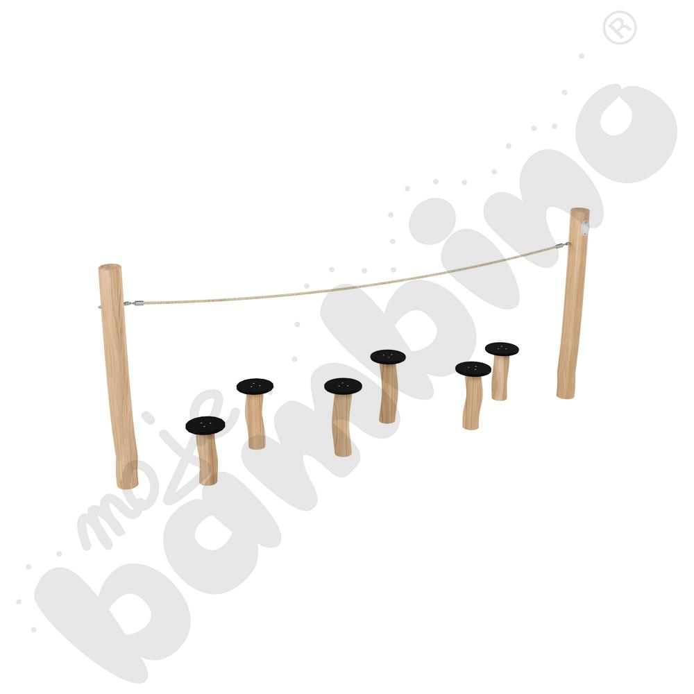 Przejście po grzybkach Robinio