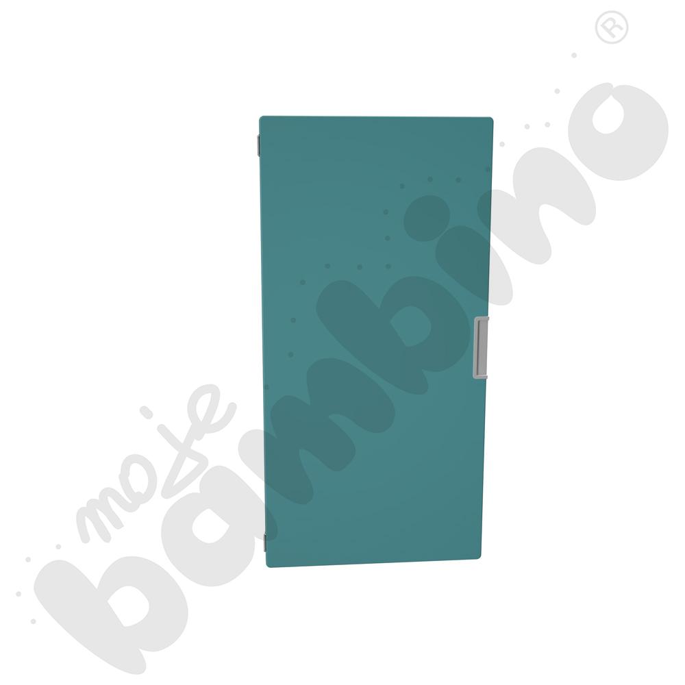 Quadro - drzwiczki średnie 90, mocowane do przegrody, cichy domyk - morskie