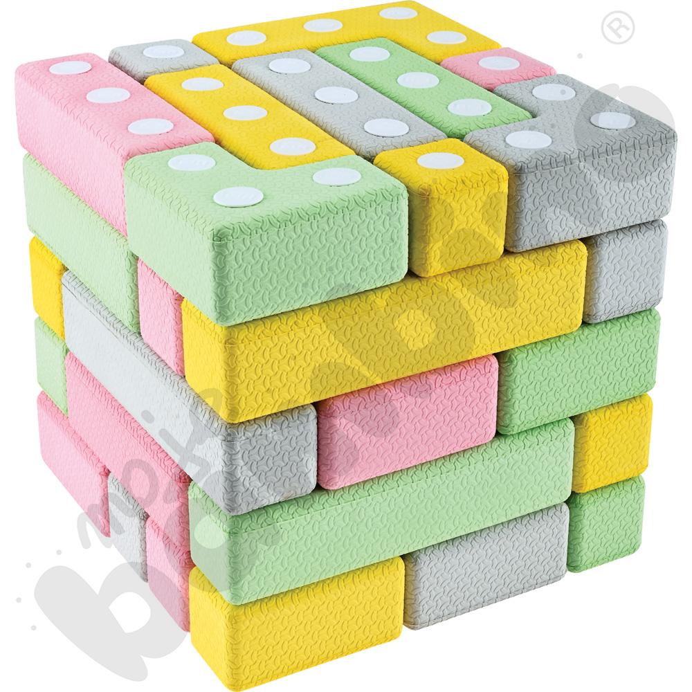 Klocki magnetyczne Tuki mini, 48 elem.