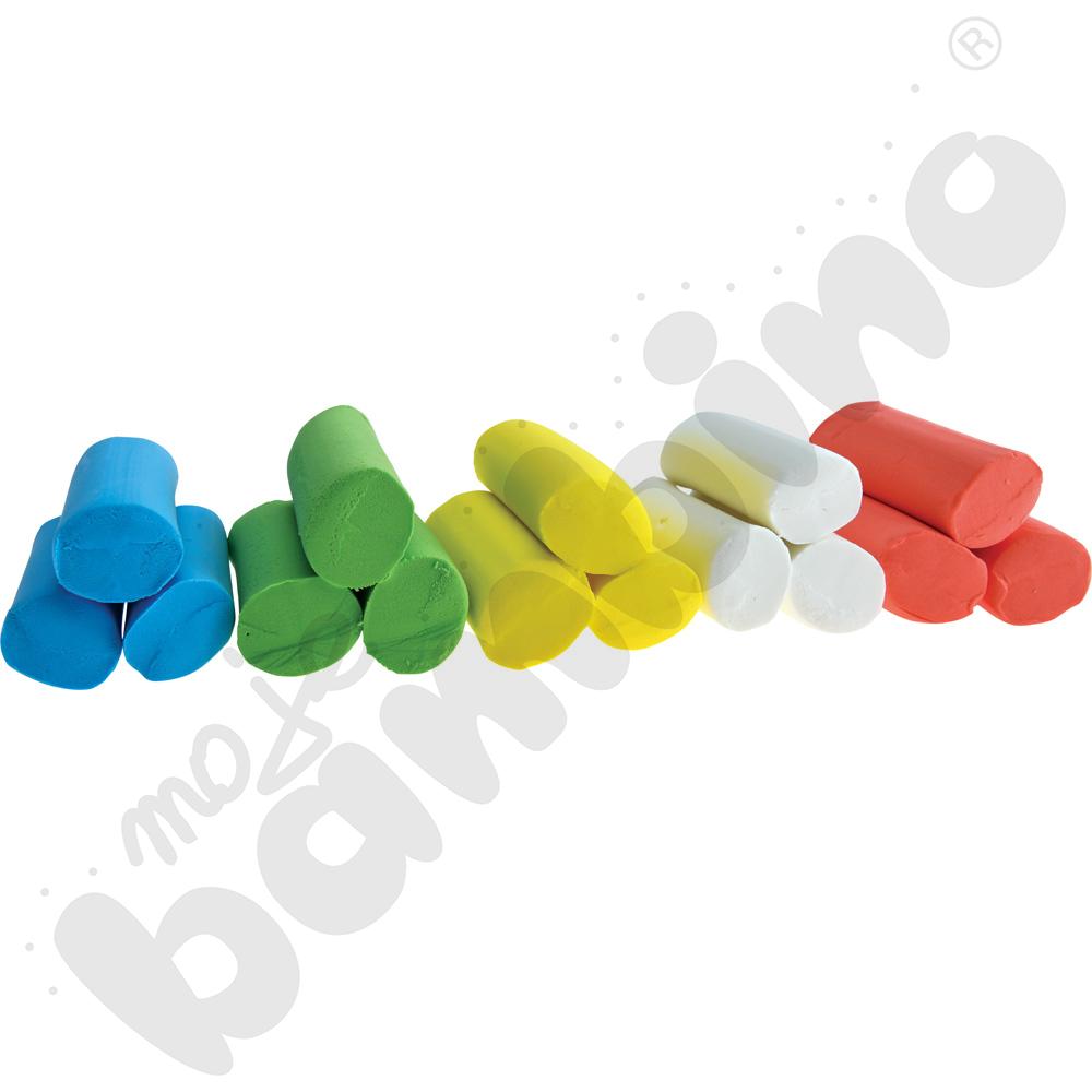 Ultra miękka masa plastyczna, 5 kol. klasycznych, 1100 g