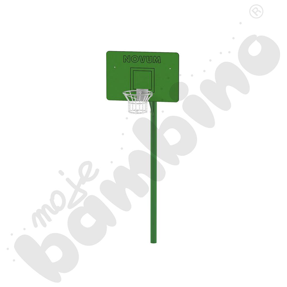 Słup z koszem do koszykówki