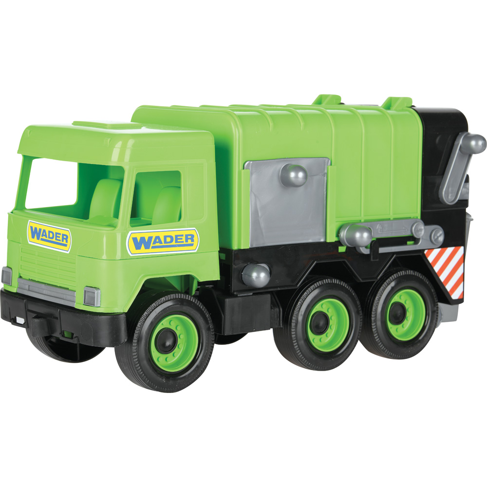 Middle Truck - zelené smetiarske auto