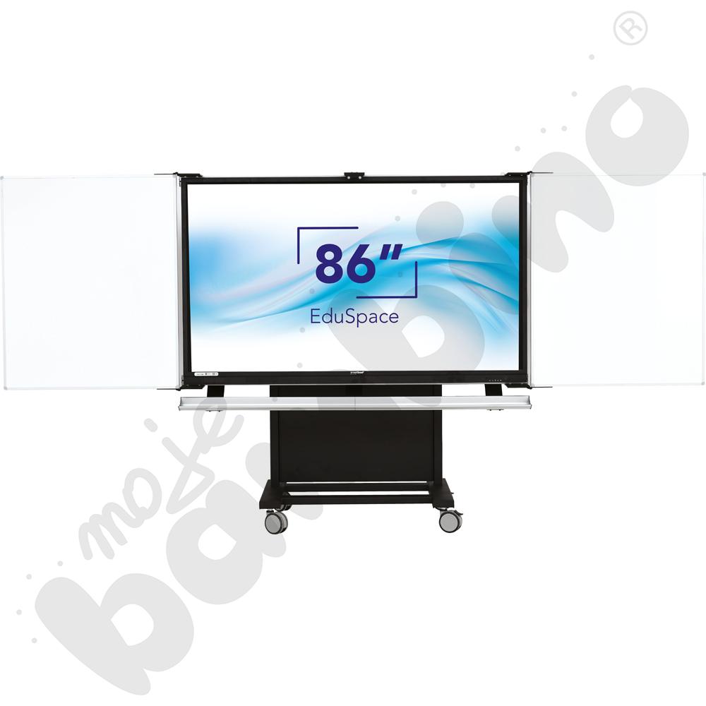 Monitor interaktywny Insgraf Digital EduSpace 86 ze statywem z windą i tablicami