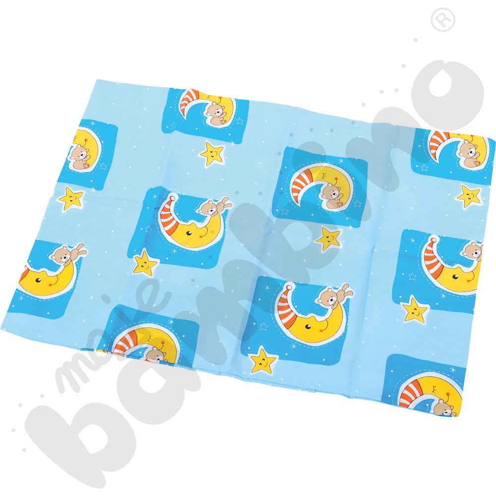 Poszewka na poduszkę niebieska wym. 35 x 50 cm