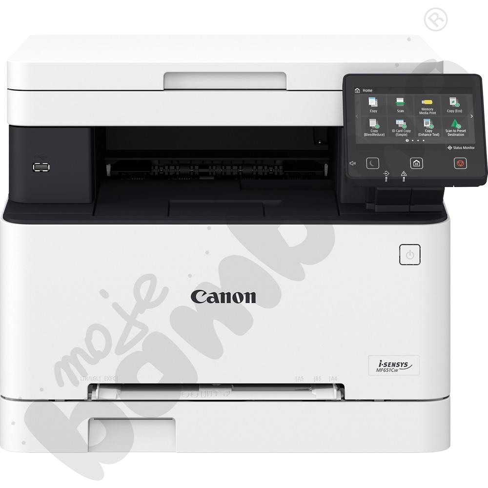 Drukarka laserowa kolorowa 3w1 Canon i-SENSYS MF651Cw bezprzewodowa