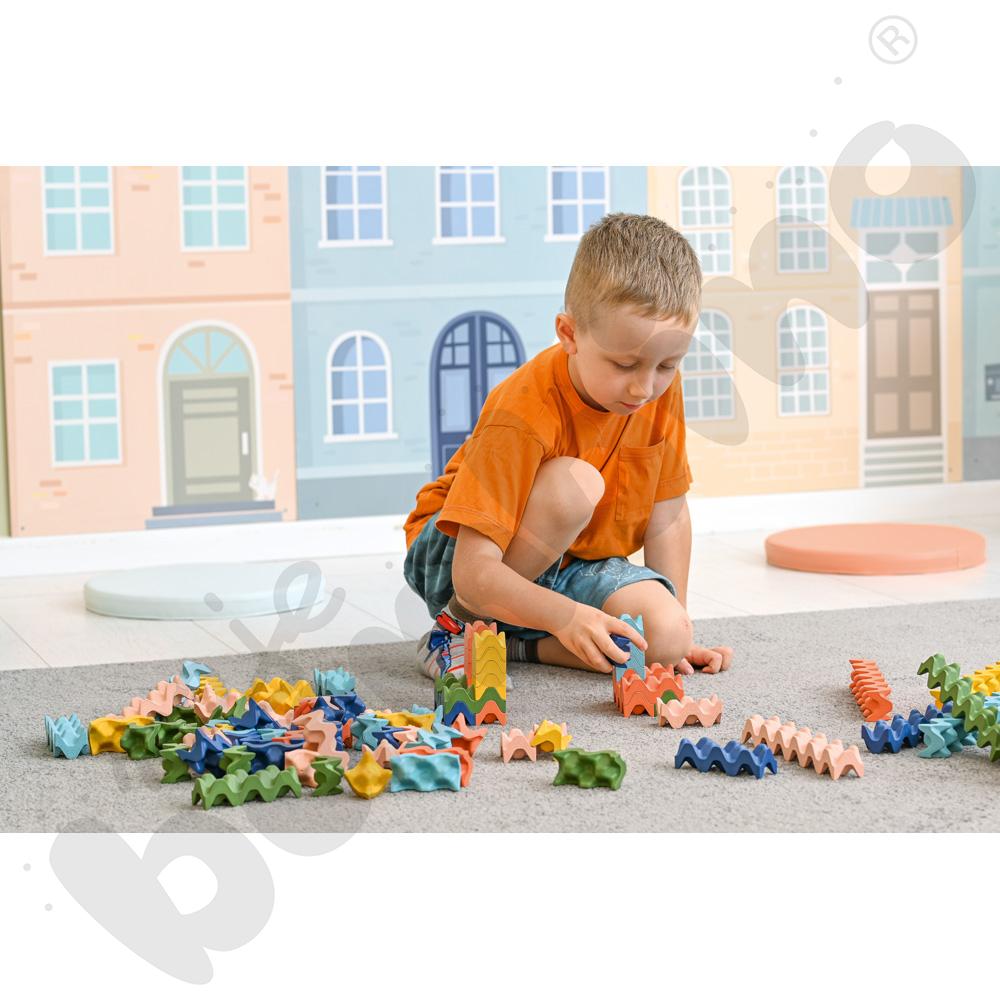 Klocki kreatywne fale, 90 elem.