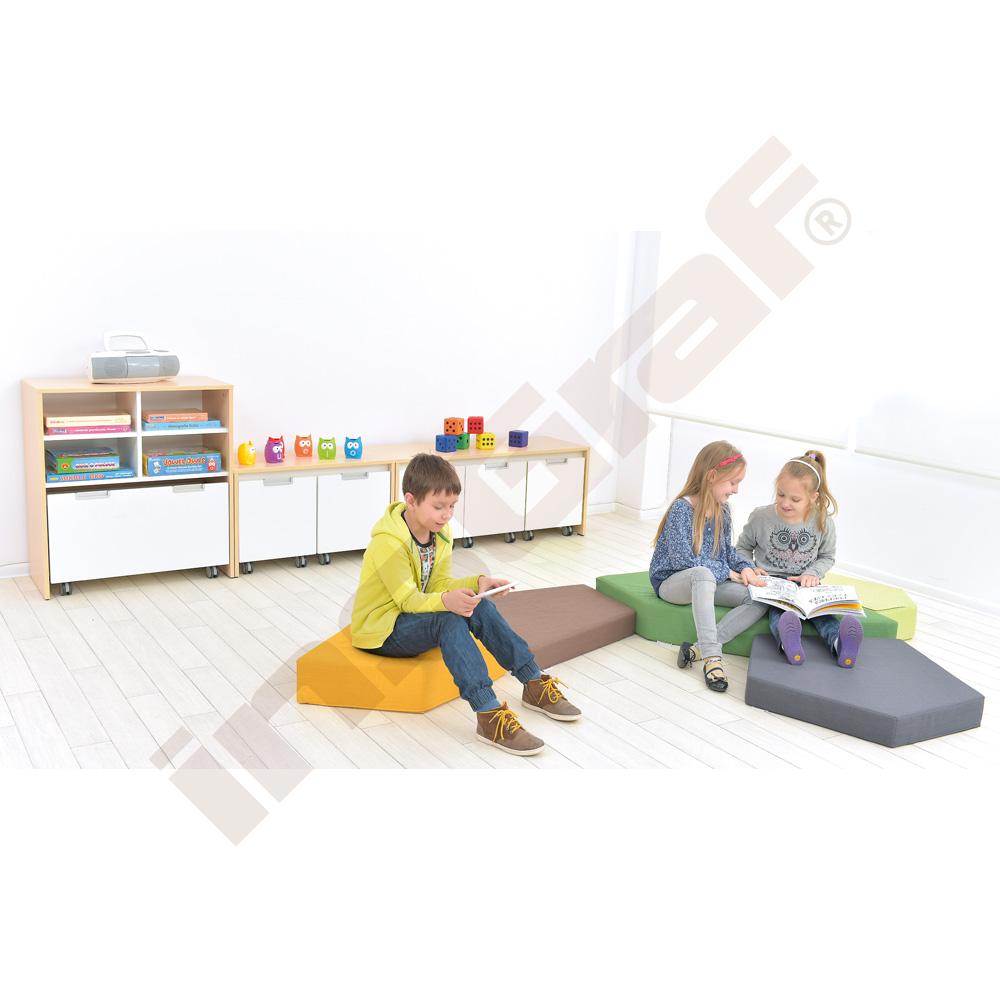 Žíněnka Quadro 1 hnědá, výška 10 cm