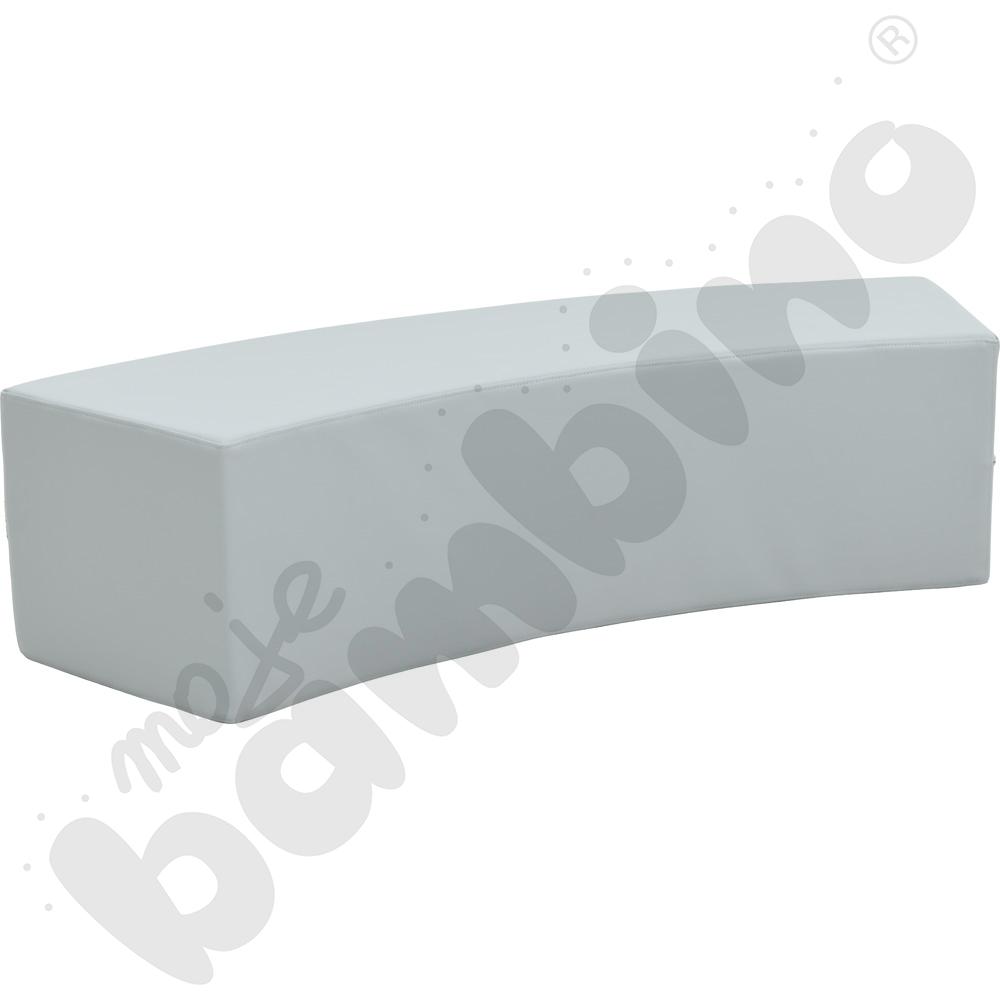 Siedzisko Paolo długie, szare