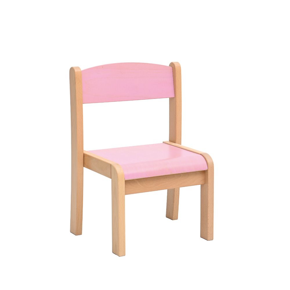 Stolička Filipko PASTEL, veľ. 1, ružová