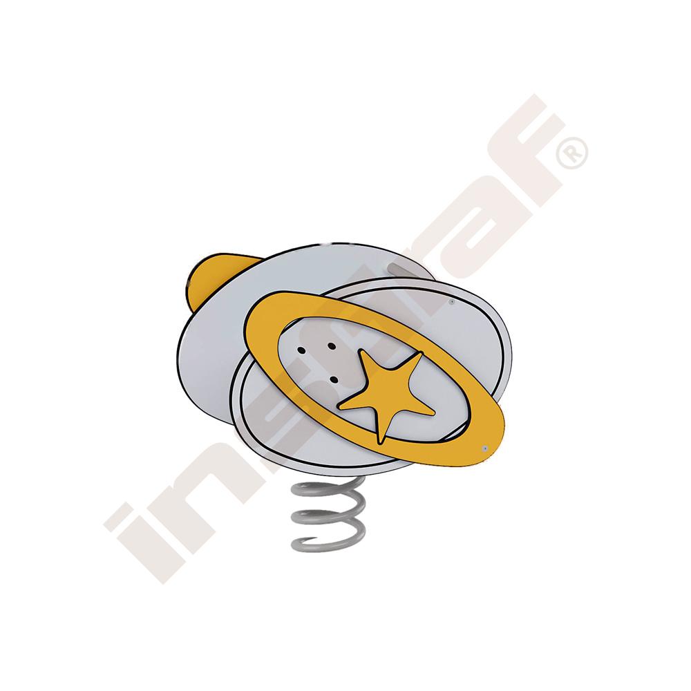 
Federwippe Meteor, Metall-Bodenanker
