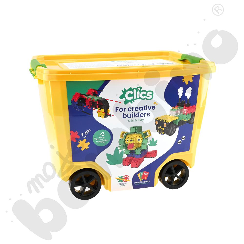 Klocki konstrukcyjne Clics Rollerbox 20w1