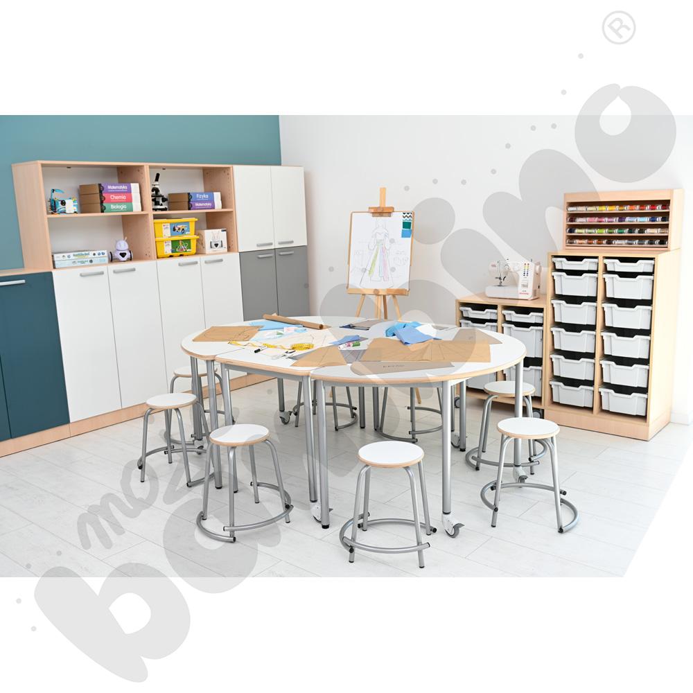 Taboret Flexi rozm. 6 z podnóżkami 3-5