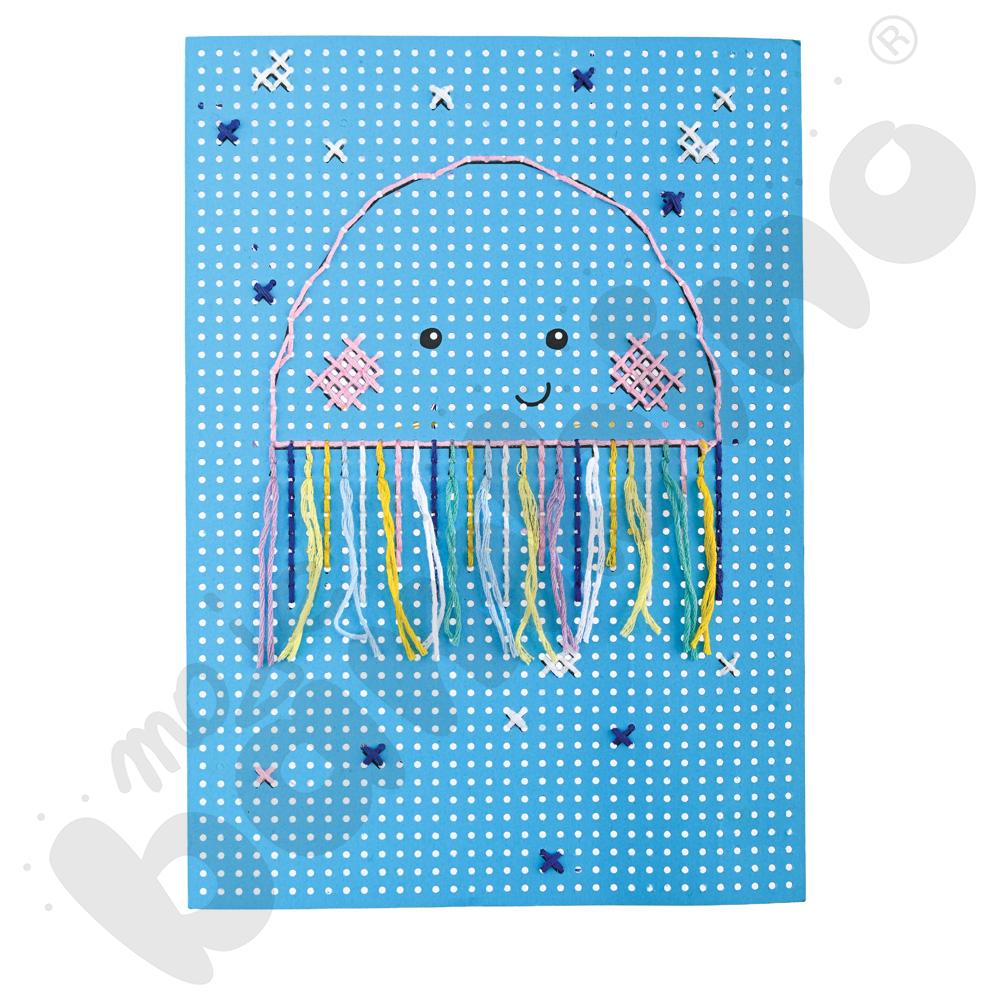 Kartonowe wyszywanki - zwierzęta