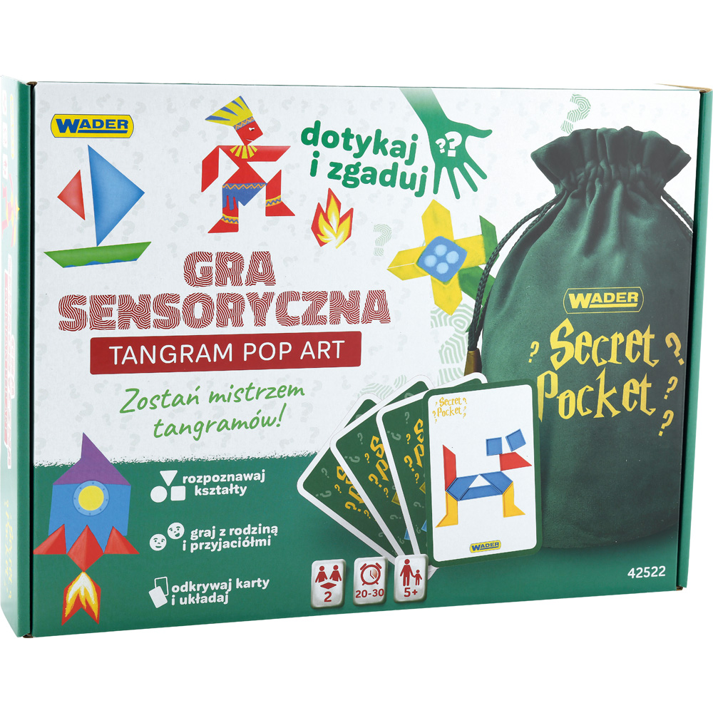 Senzorická hra Tangram Pop Art