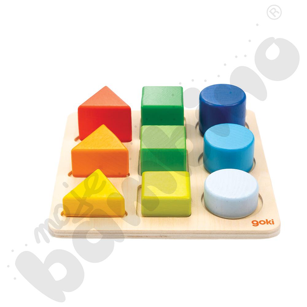 Drewniany sorter kształtów