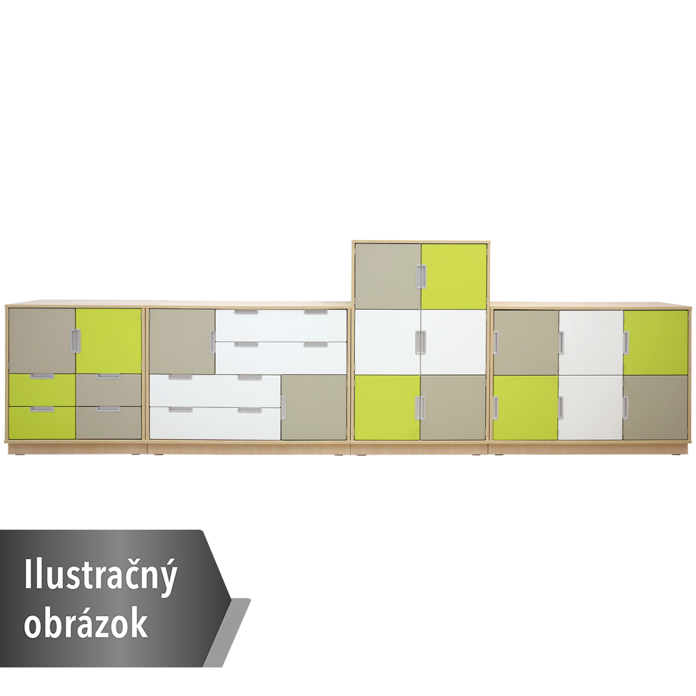 Quadro - zostava 2, biely korpus