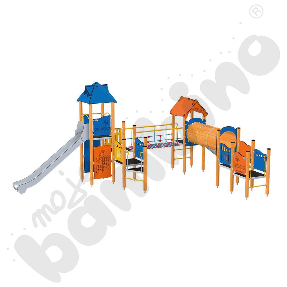 Orbis - wieża 19, drewniane słupy