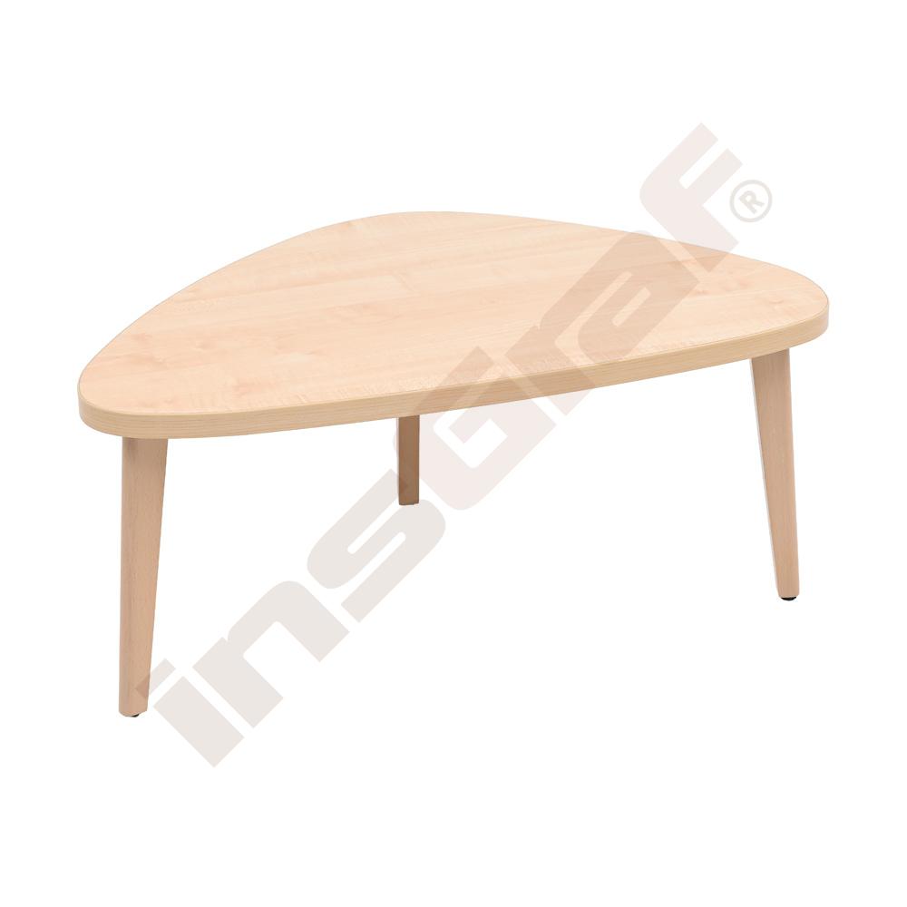 Stolek Gin, výška 35 cm - světlý javor