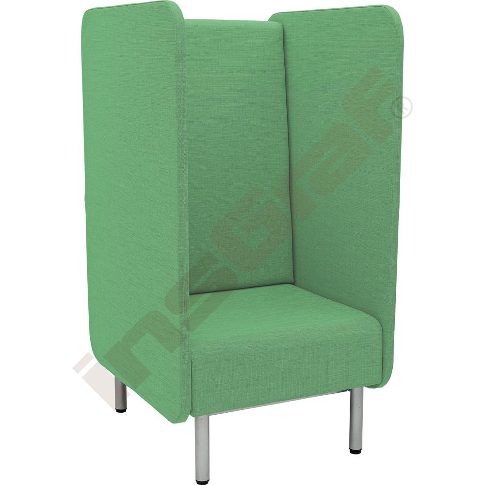 Sessel Inflamea 1, mit Hochlehne - grün