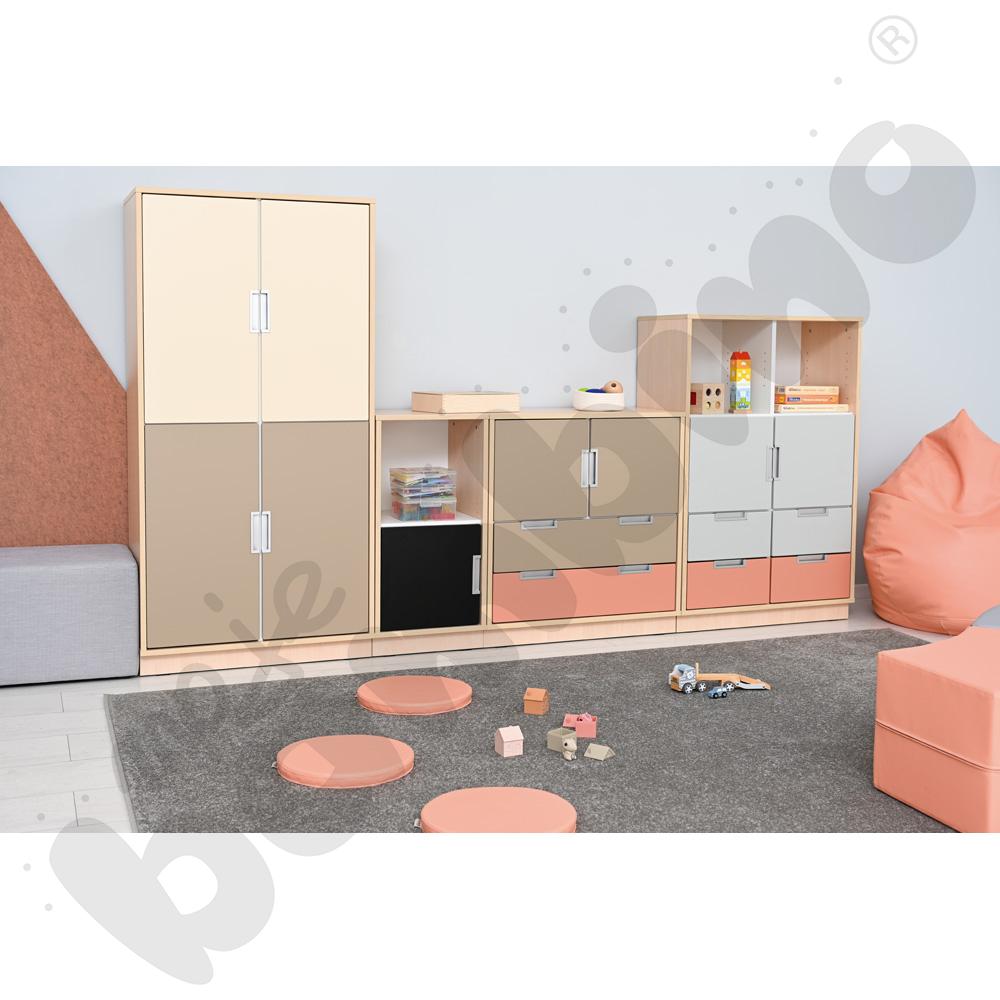 Poduszki okrągłe 5 szt. jasnoróżowy pastel