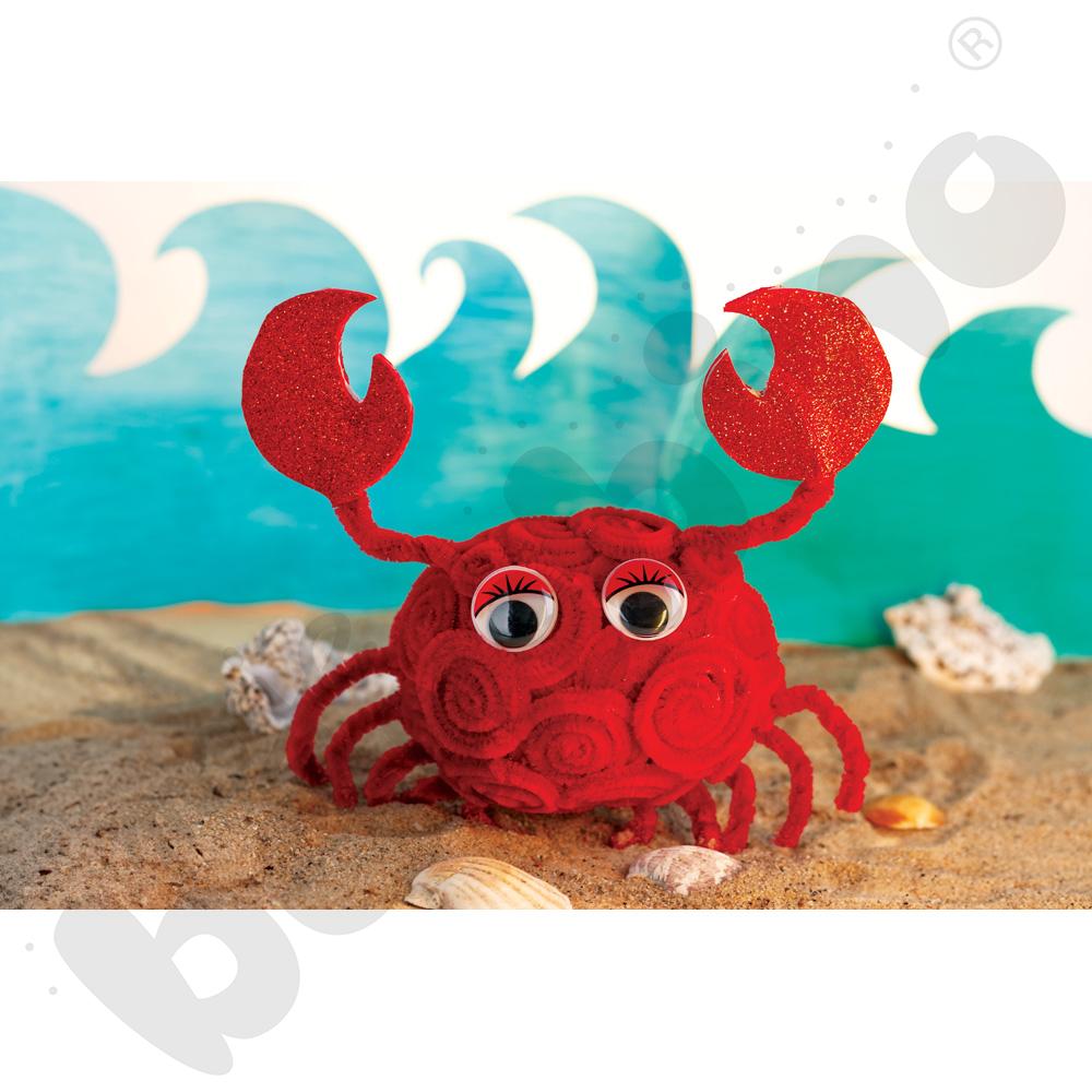 Druciki kreatywne 0,4 x 30, 100 szt. - czerwone