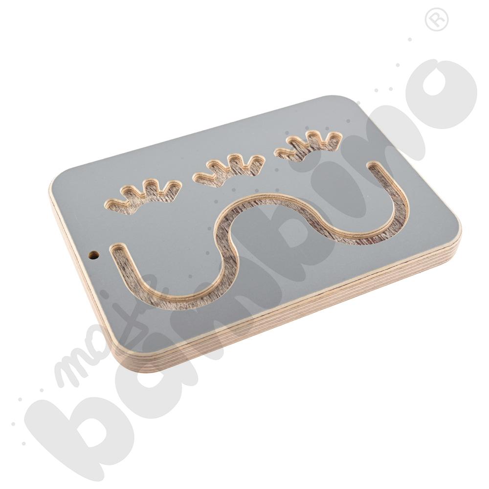 Tablice grafomotoryczne malucha - szare  - MED