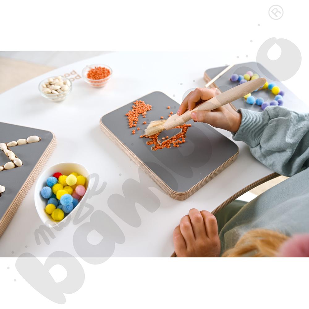 Tablice grafomotoryczne malucha - szare  - MED