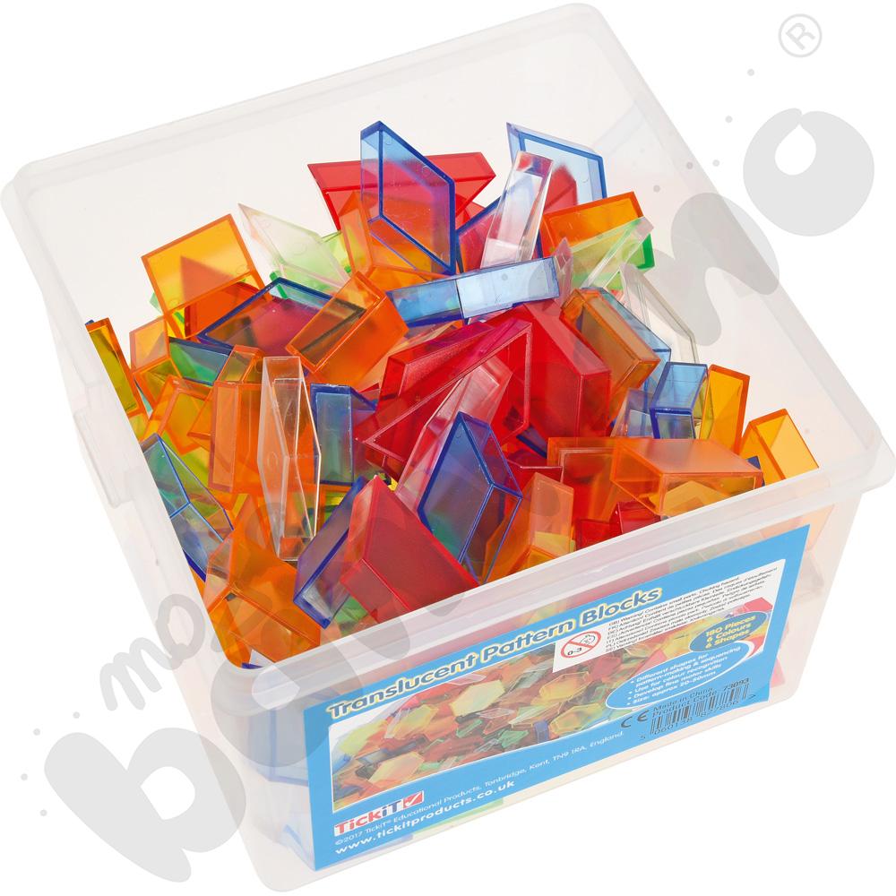 Transparentne figury, 180 szt.