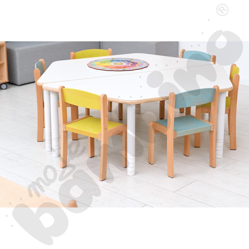 Krzesło Filipek PASTEL limonka, rozm. 2