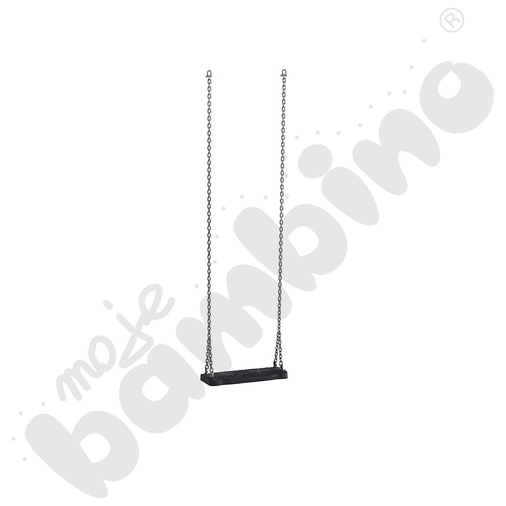 Zawiesie z siedziskiem huśtawkowym gumowym prostym