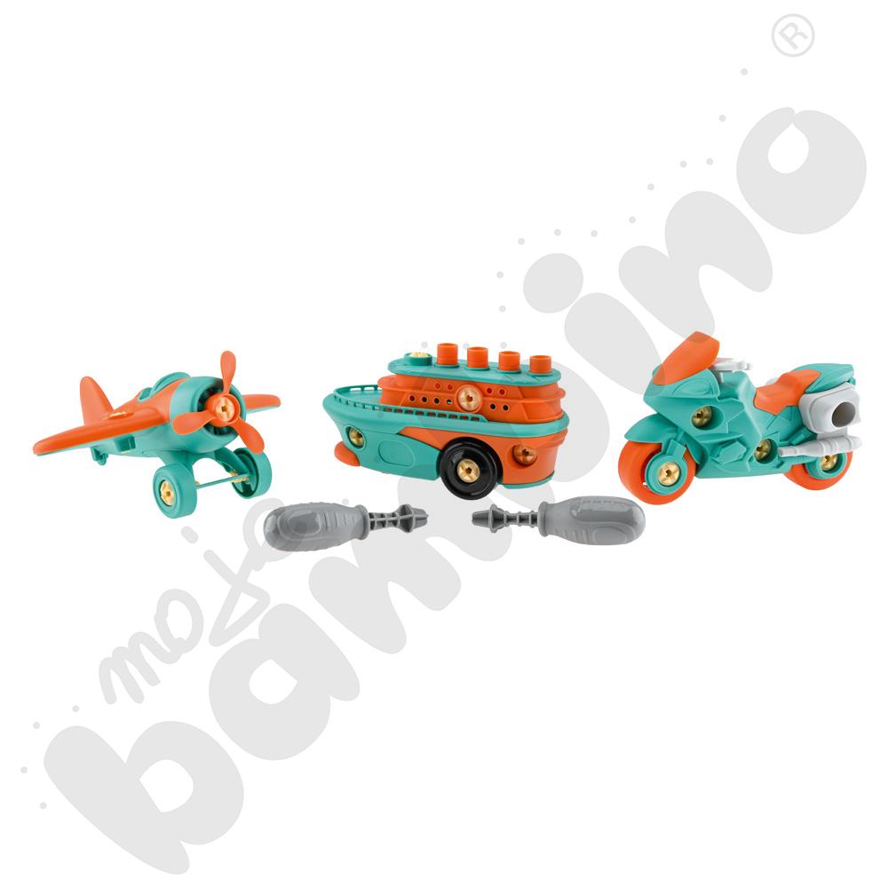 Pojazdy STEM 3+, zestaw