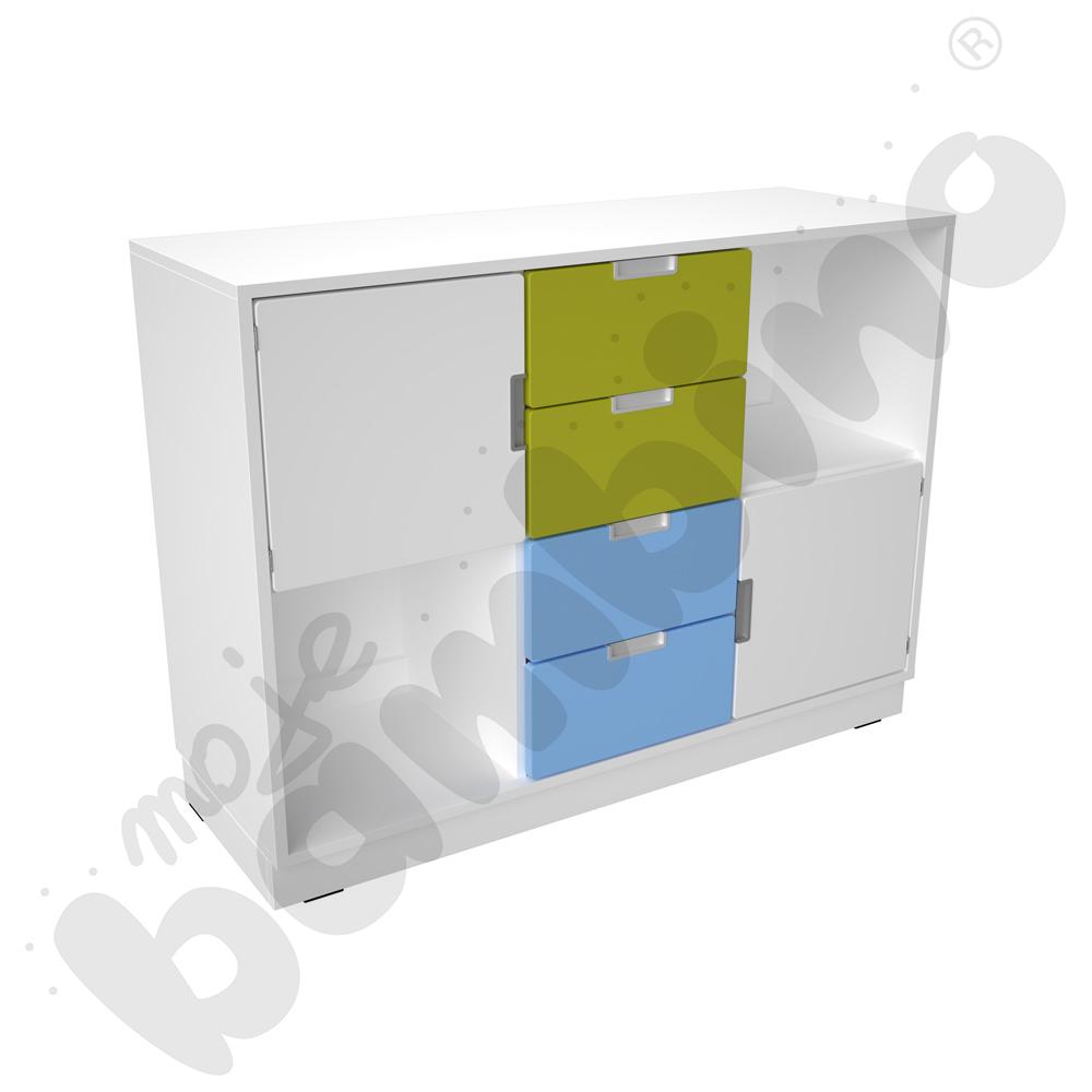 Quadro - zestaw 214, biała skrzynia