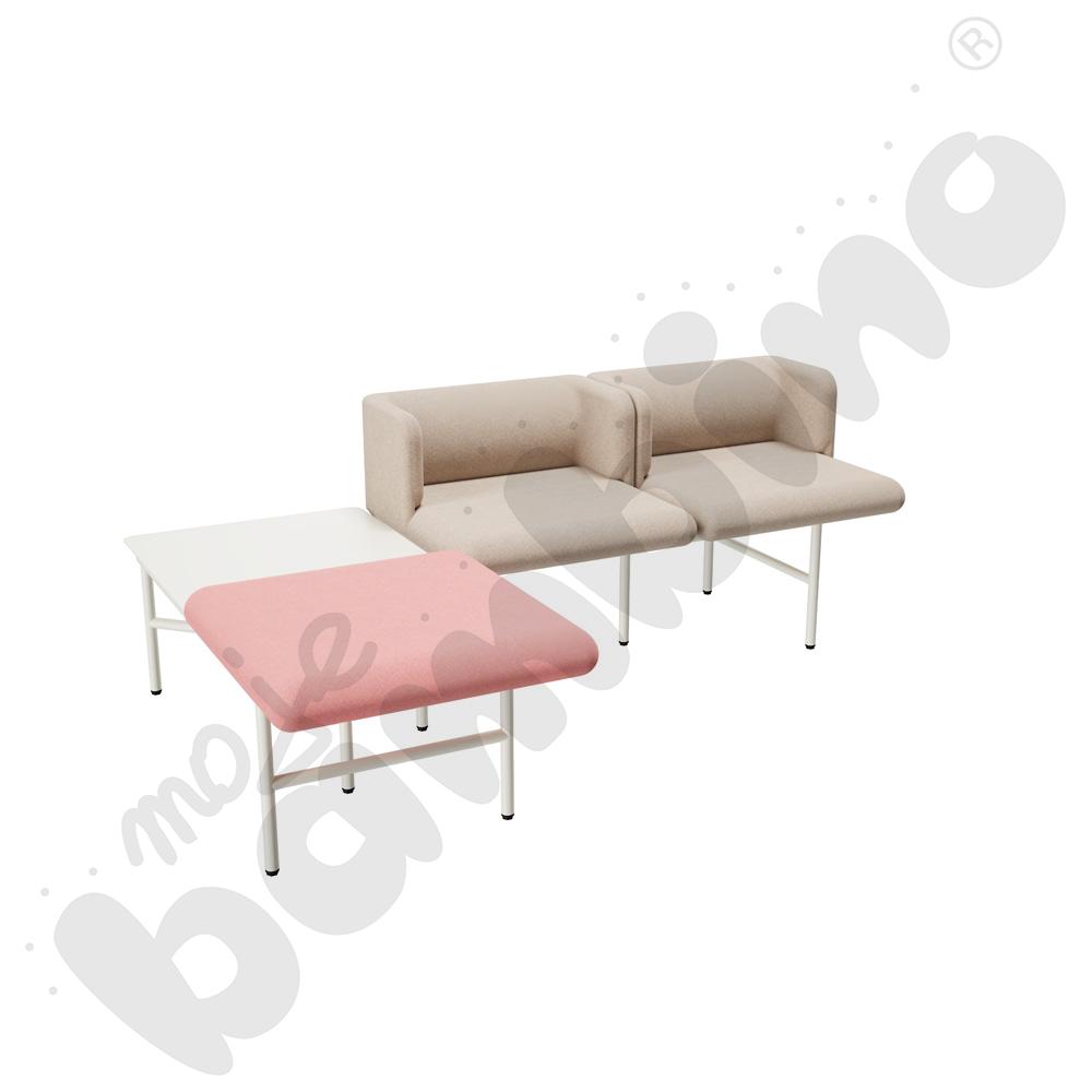 Agora - moduł 5, beżowo-różowy