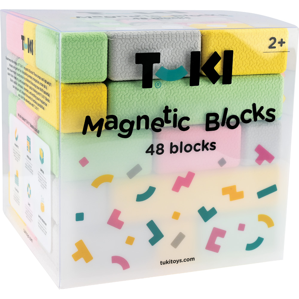 Magnetické kocky Tuki mini, 48 prvkov