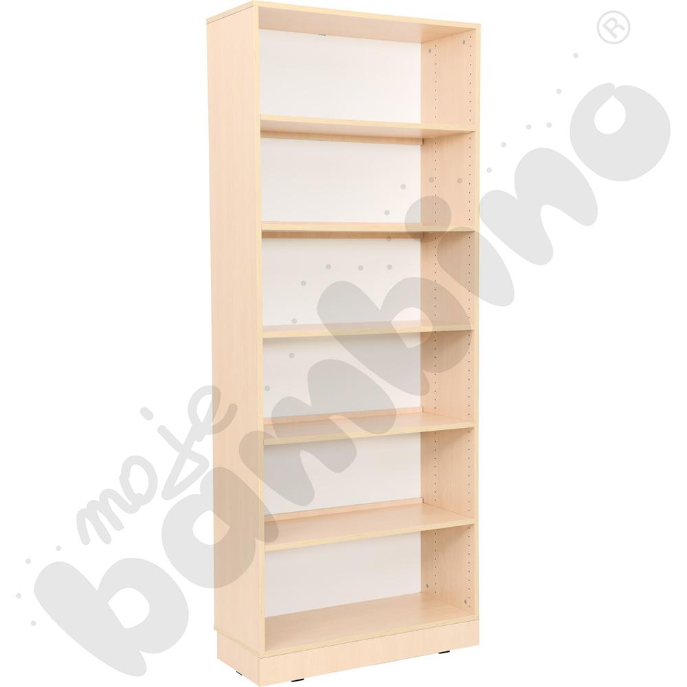 Regał Grande biblioteczny szer. 88 cm – klon jasny