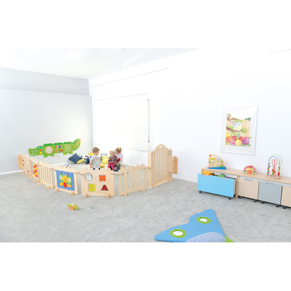 Detský kútik - panel s posúvacími prvkami