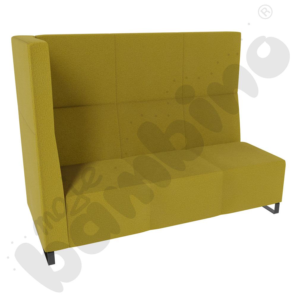 Sofa Universum 3-os. wys. 133 cm, bok średni lewy, tkanina KG13