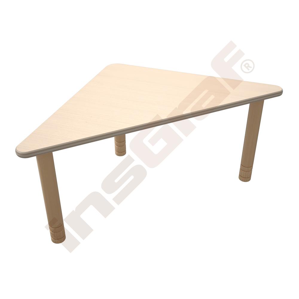 Flexi trojúhelníkový stůl 108 x 80 x 80 - javor HPL
