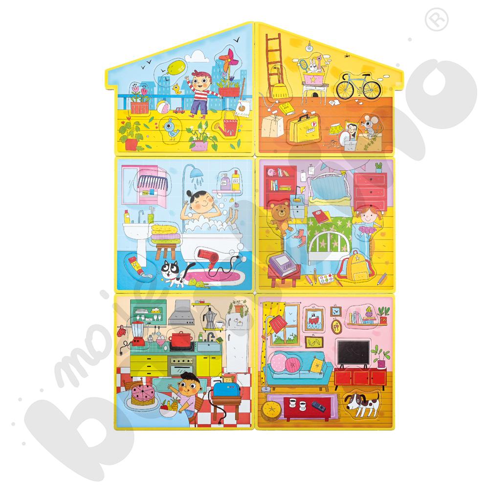 Ogromny dom - układanka Montessori