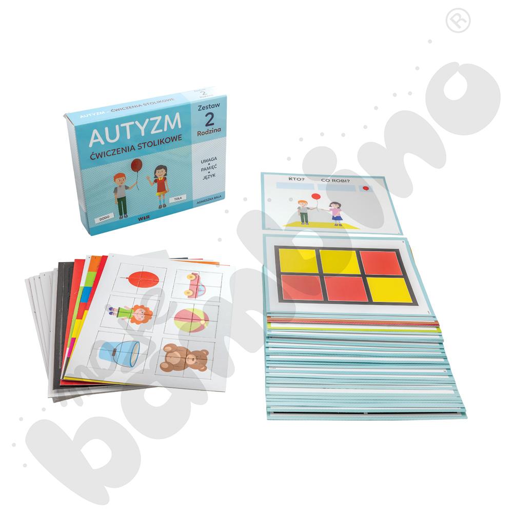 Autyzm. Ćwiczenia stolikowe. Zestaw 2 - rodzina