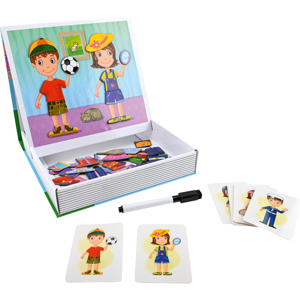 Magnetické puzzle - oblečenie