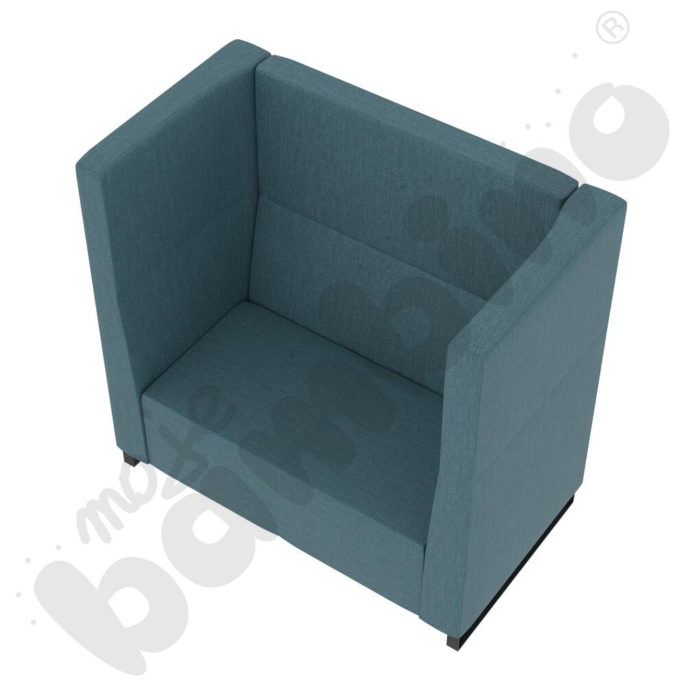 Sofa Universum 2-os. wys. 133 cm, 2 boki średnie, tkanina KG08