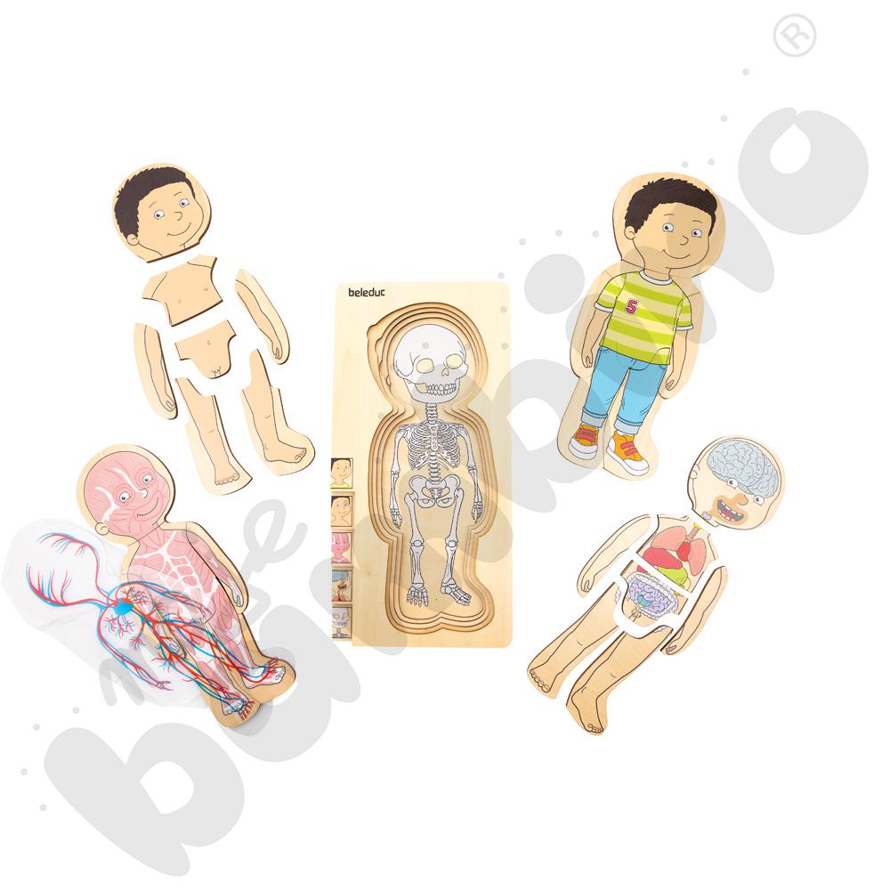 Puzzle warstwowe - chłopiec